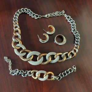 Swarovski jewelry set.  Excellent condition.
